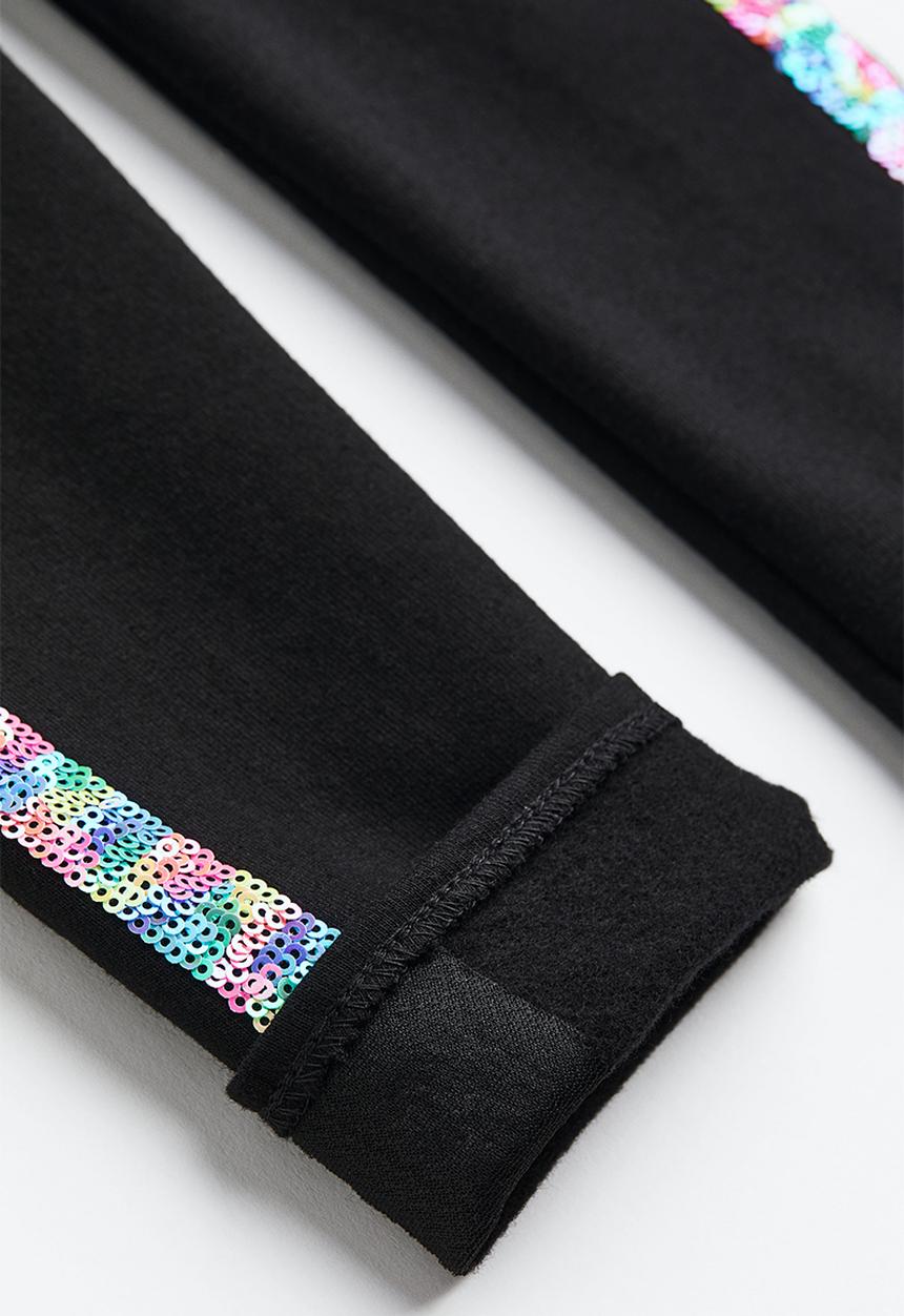 H&M - Brushed-inside leggings - black