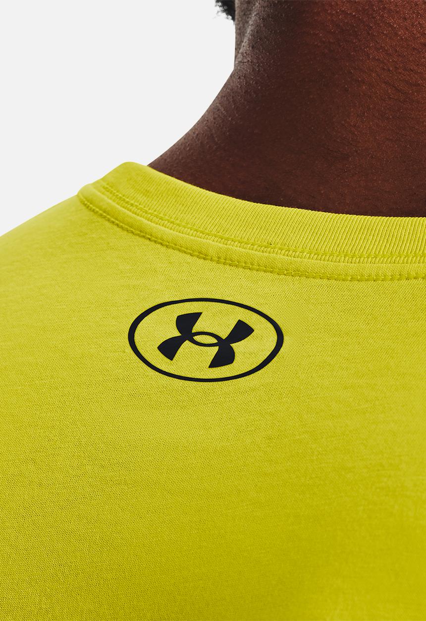 Under Armour - Ua team issue wordmark short sleeve - starfruit