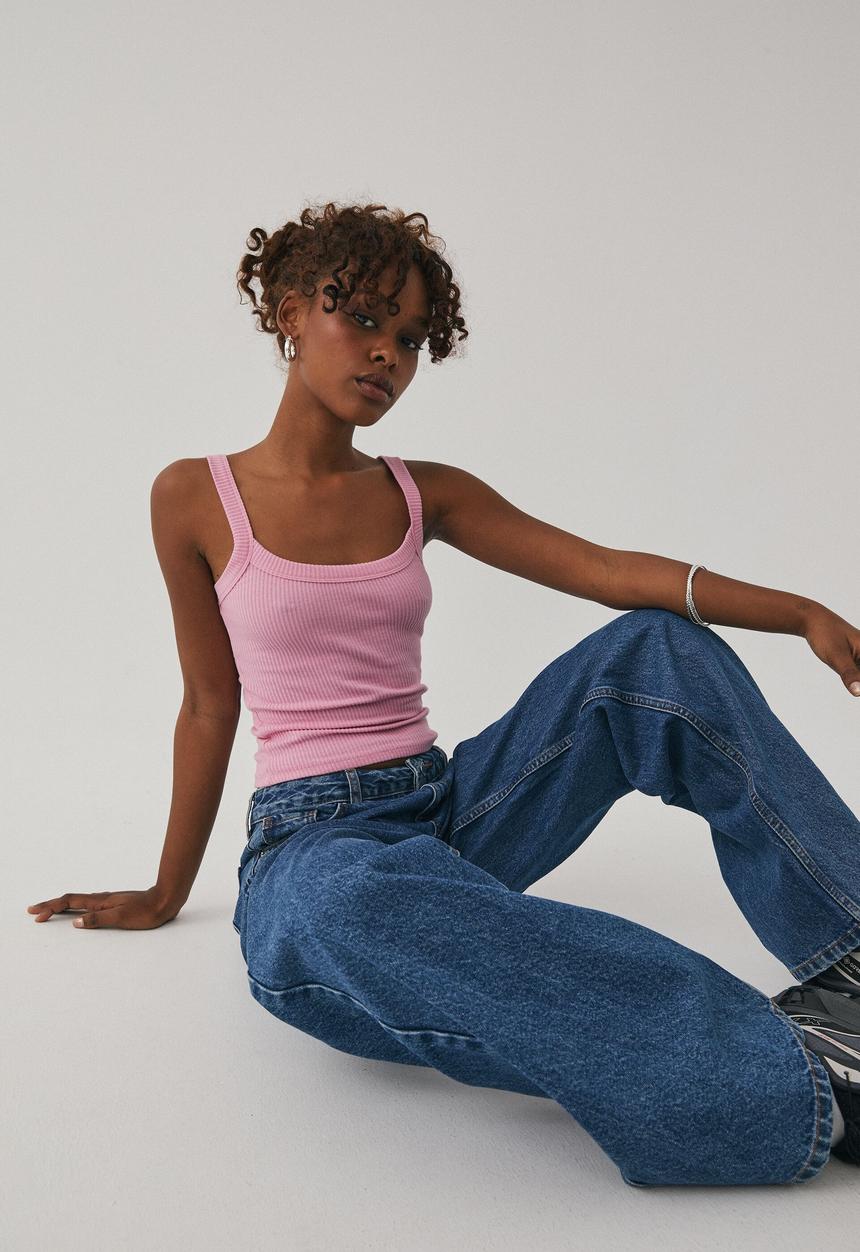 Supré  - Riri scoop neck tank - sugar pink