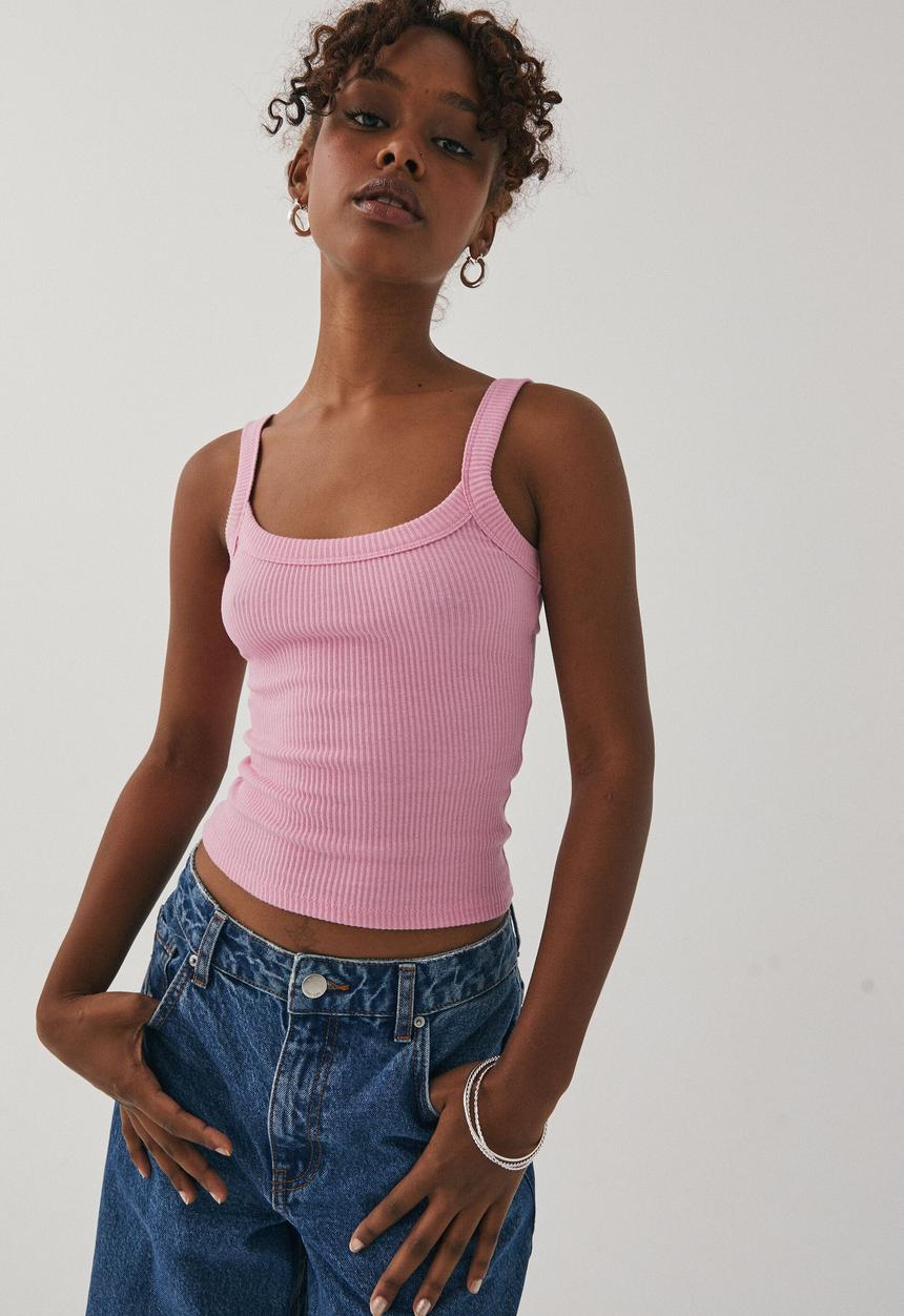 Supré  - Riri scoop neck tank - sugar pink