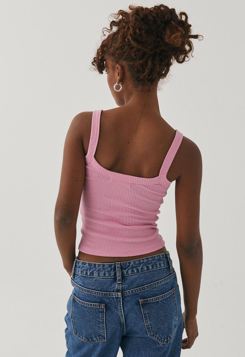 Supré  - Riri scoop neck tank - sugar pink