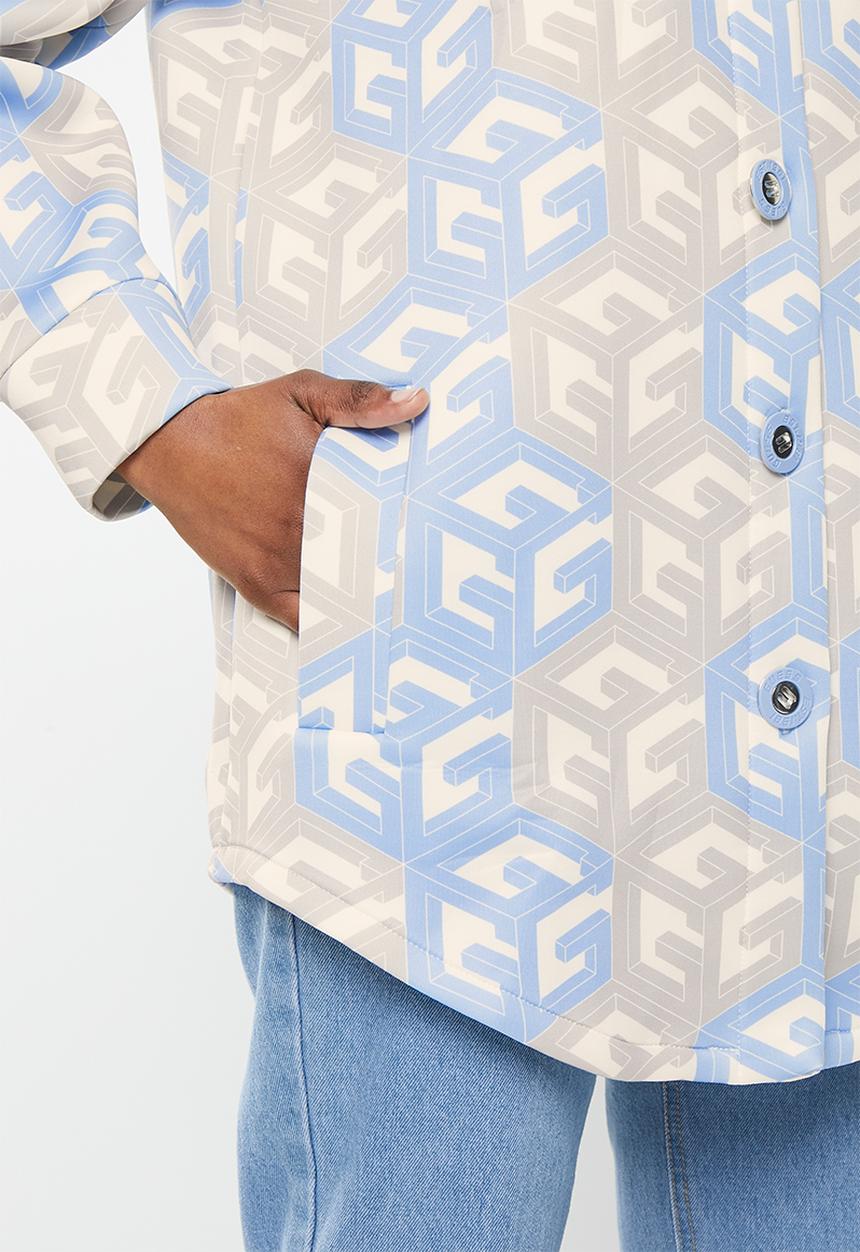 GUESS - Emilee scuba shirt - multi