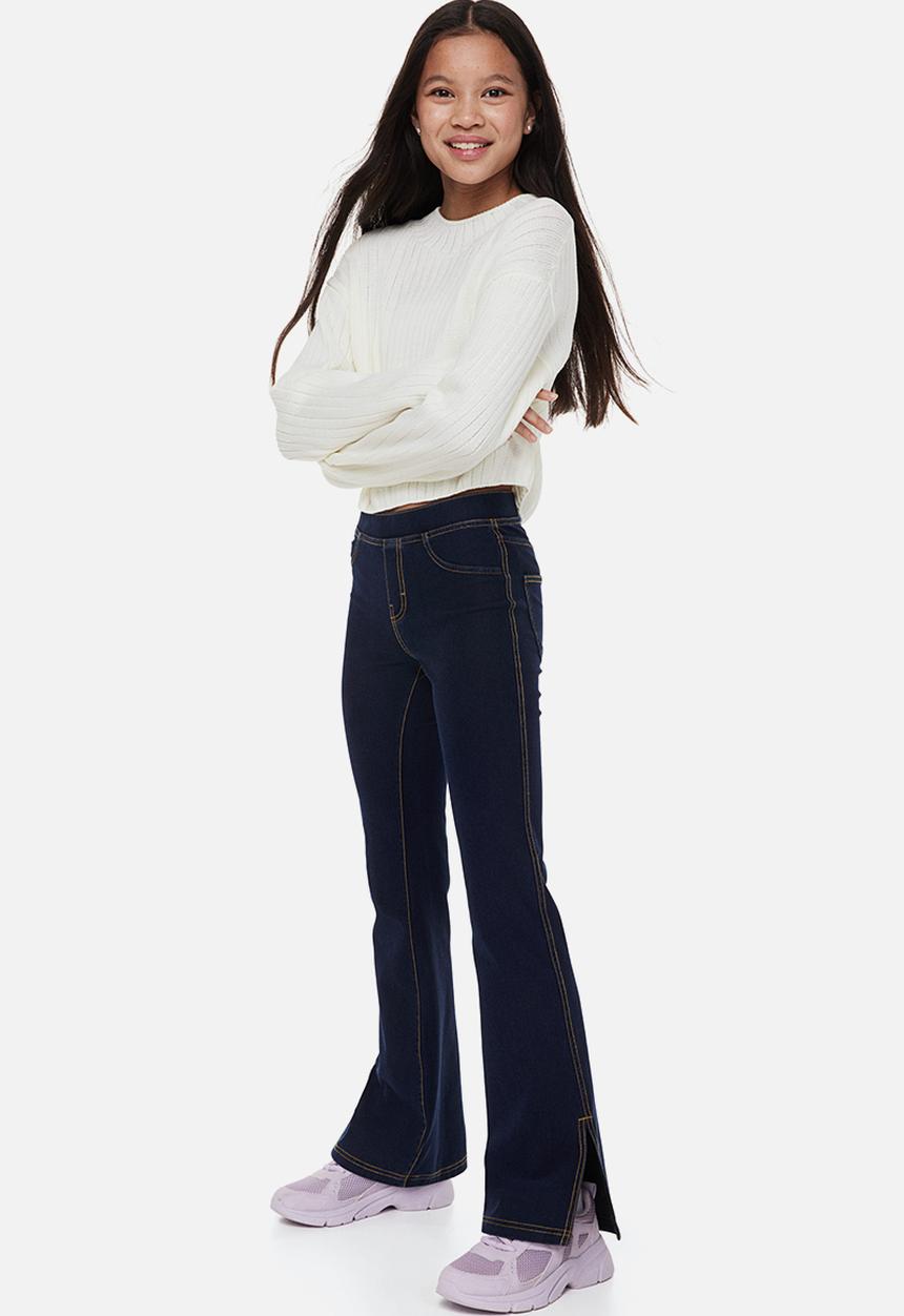 H&M - Flared jeggings - blue