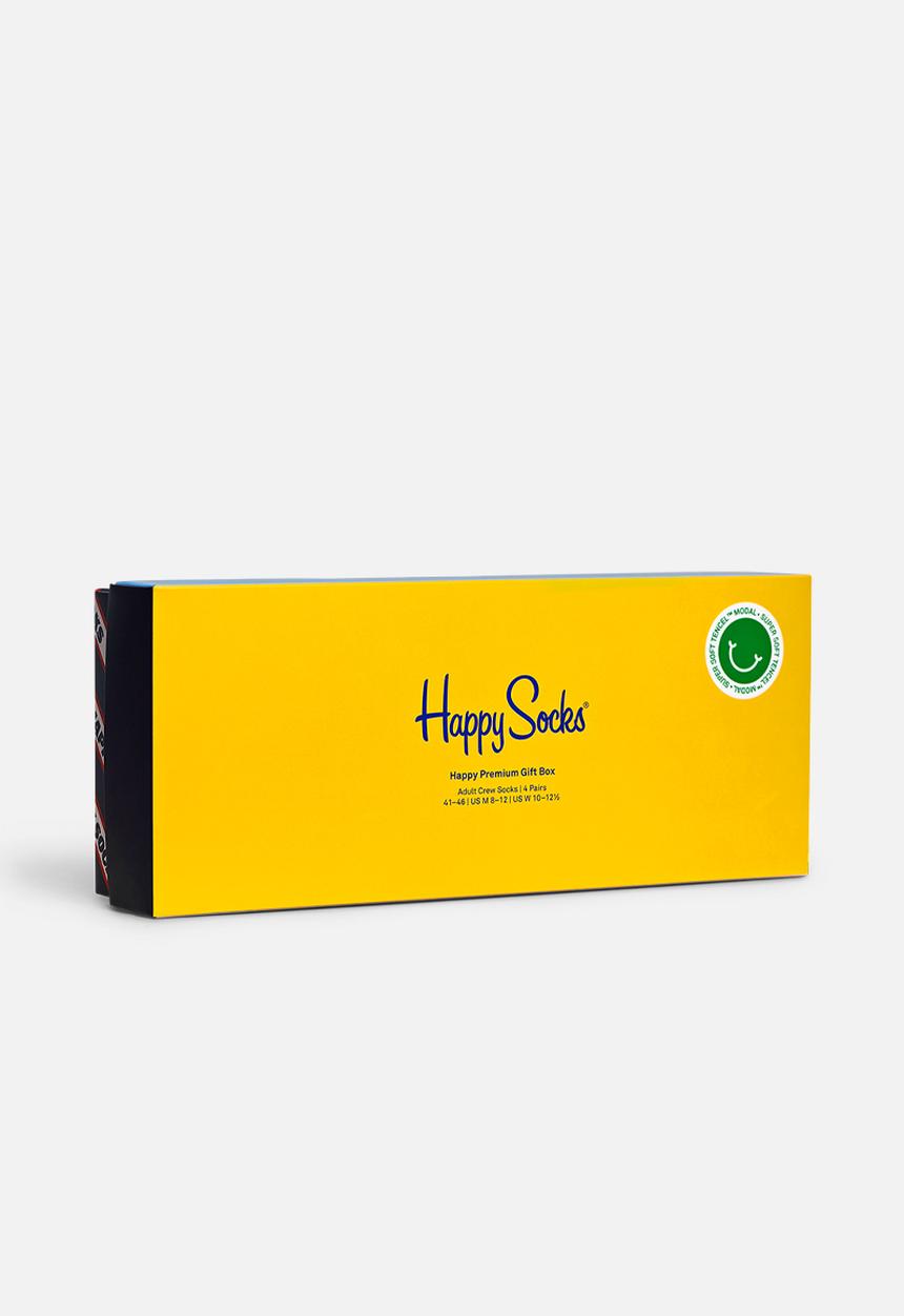 Happy Socks - 4-Pack happy premium socks gift set - multi