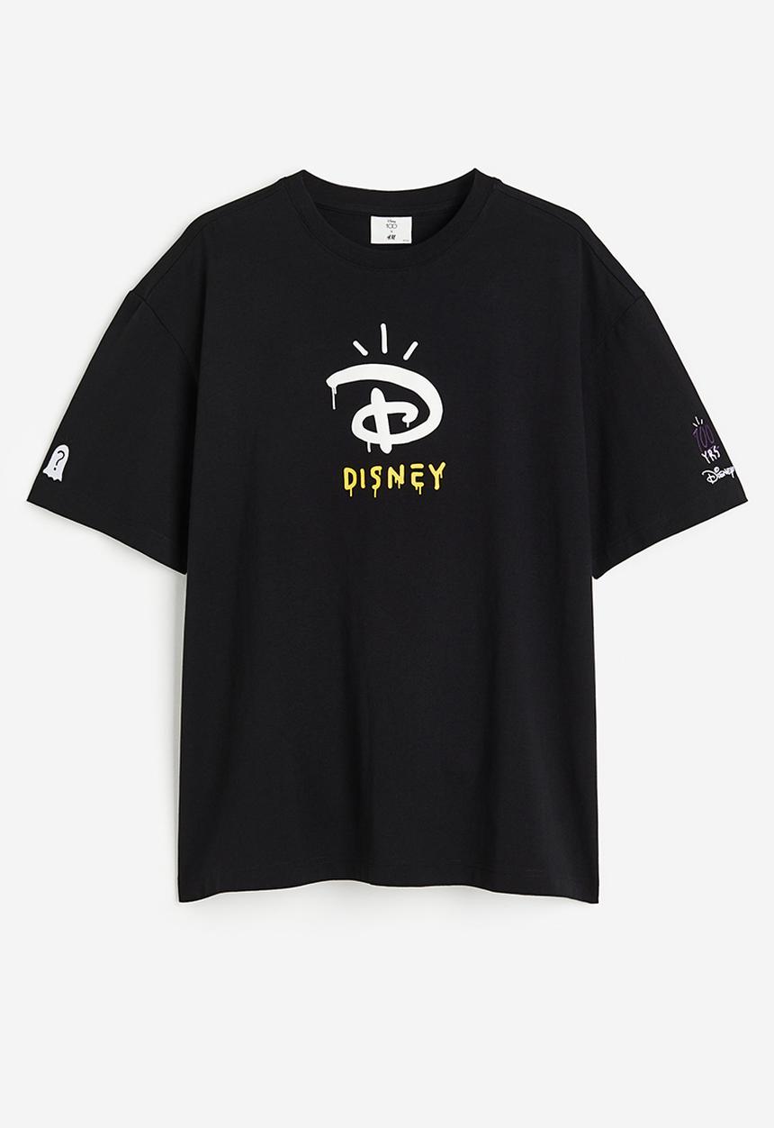 H&M - Loose fit T-shirt - black/disney100