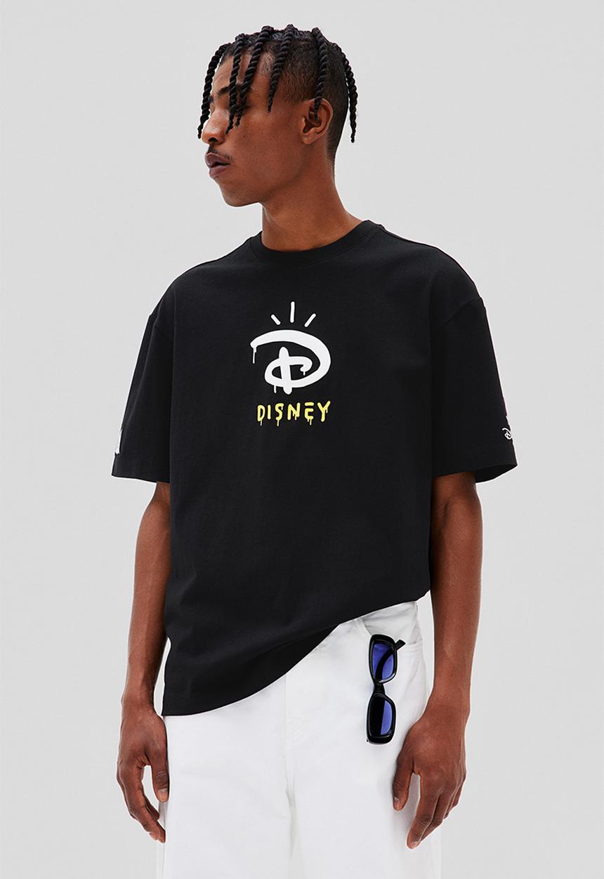 H&M - Loose fit T-shirt - black/disney100