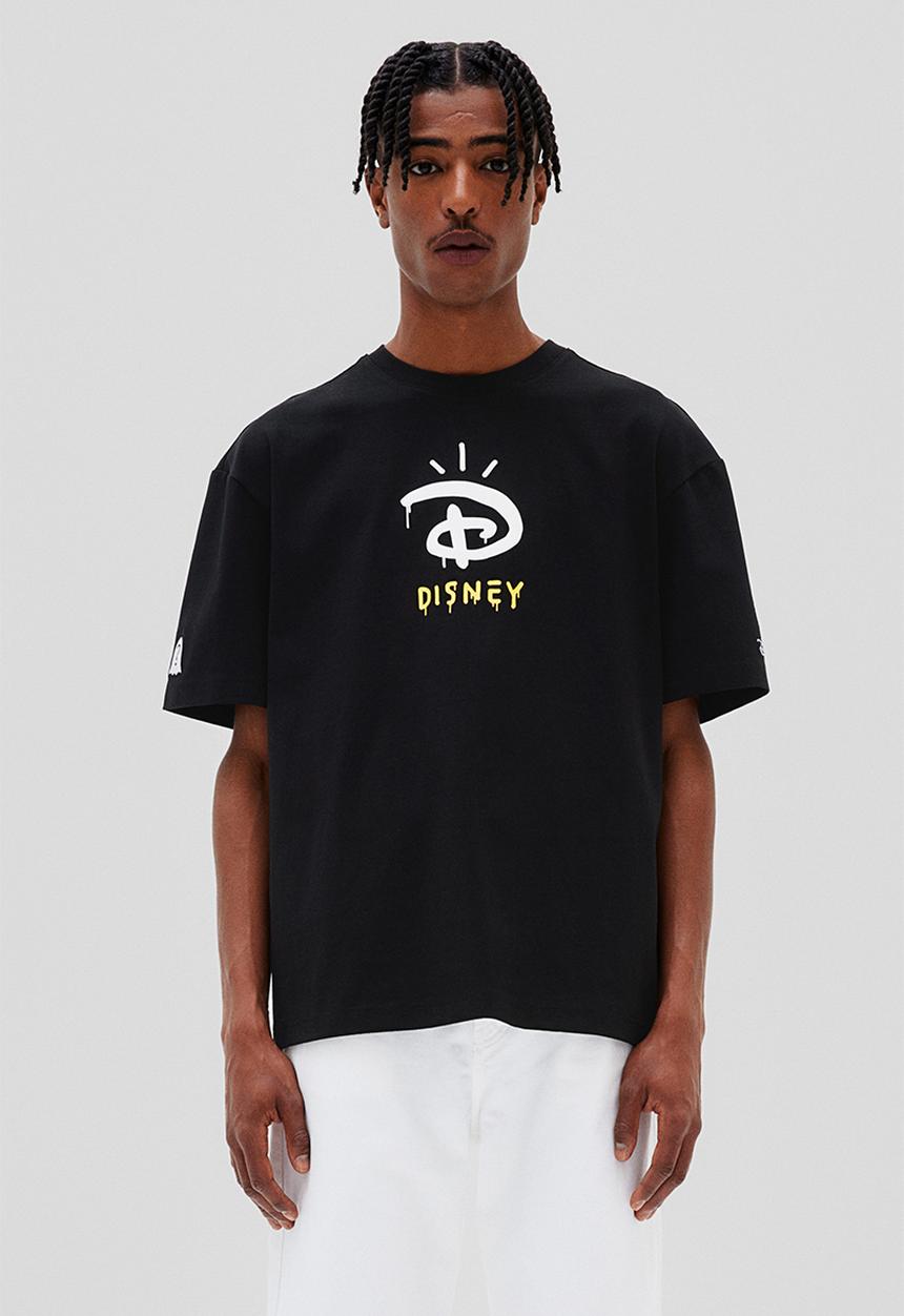 H&M - Loose fit T-shirt - black/disney100