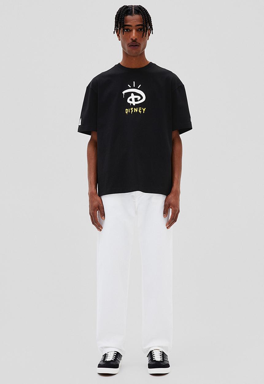 H&M - Loose fit T-shirt - black/disney100