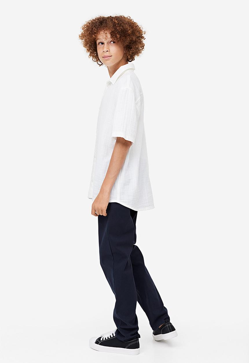 H&M - Slim fit chinos - blue