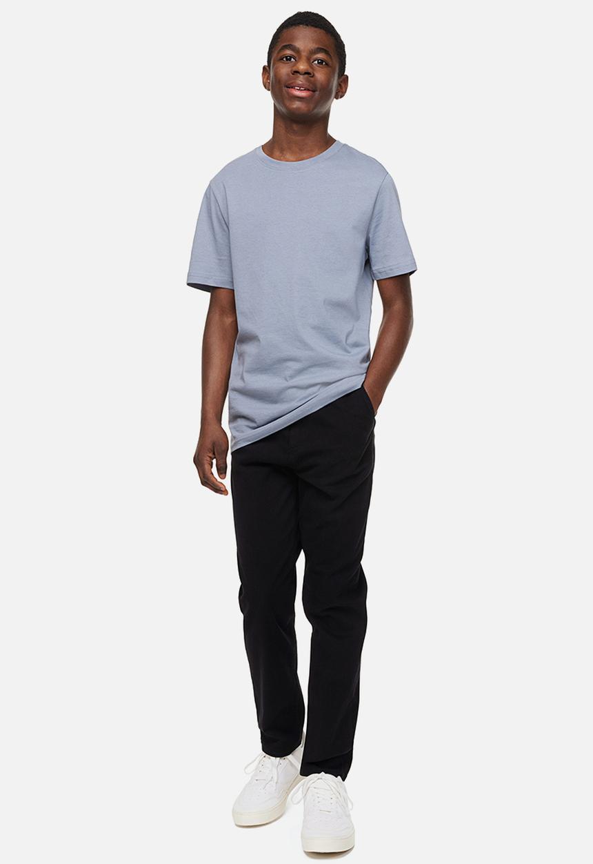 H&M - Slim fit chinos - black