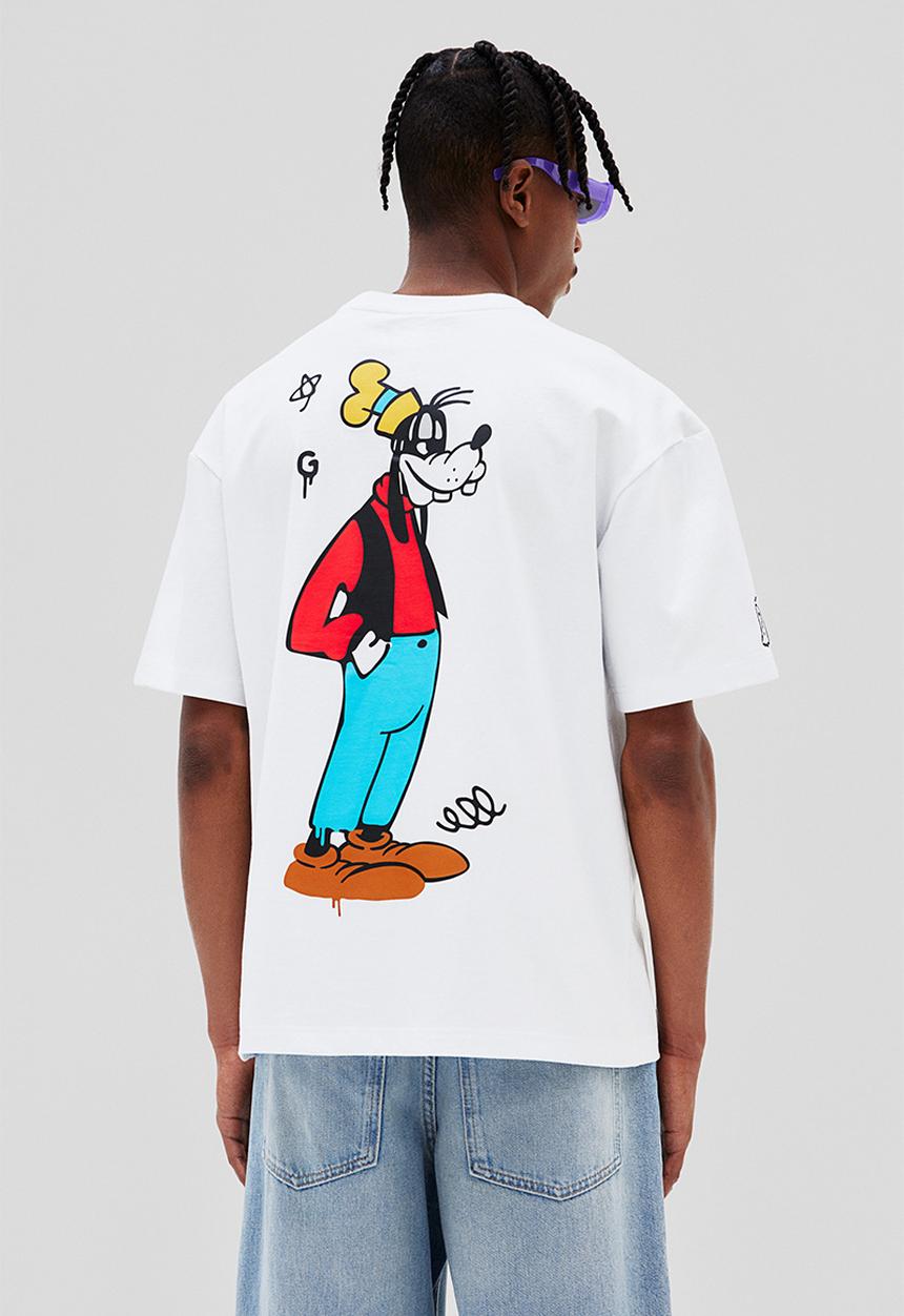 H&M - Loose fit T-shirt - white/disney100