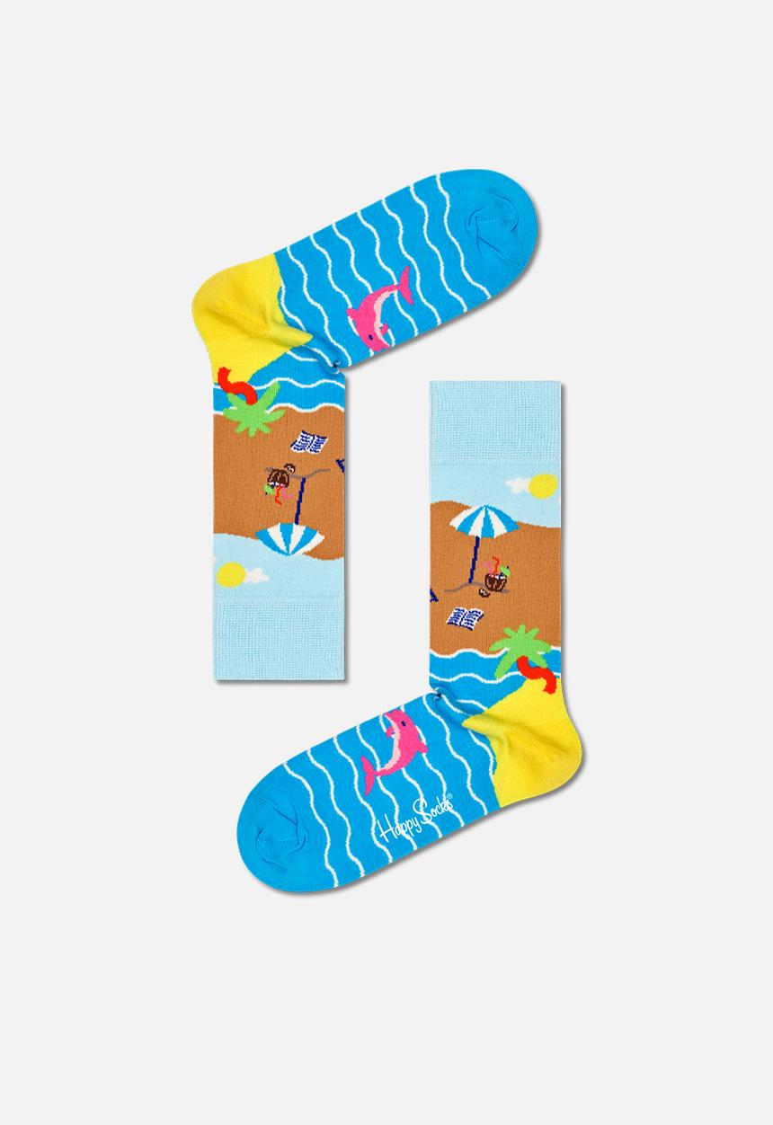 Happy Socks - 2-Pack wish you were here socks gift set - multi