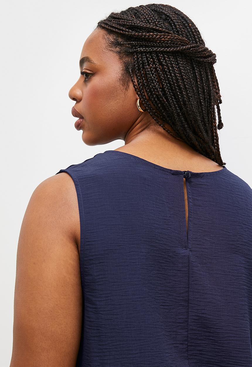 edit - Sleeveless shell - ink
