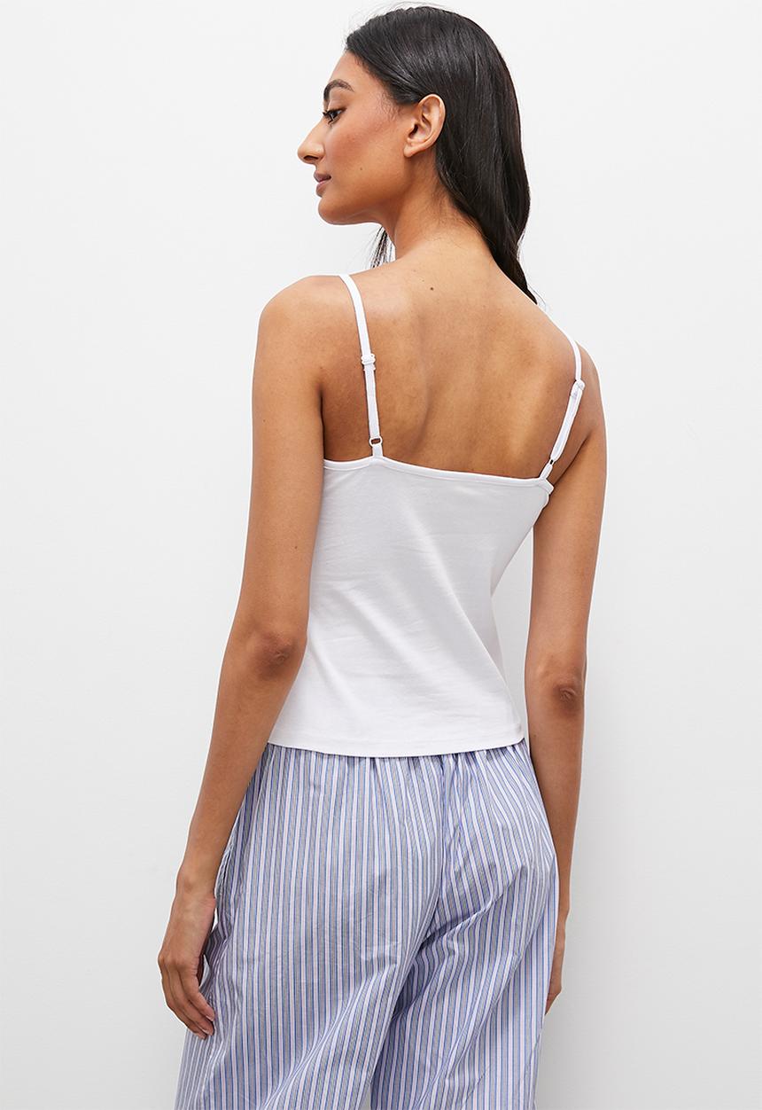 Superbalist - Sleep cami - white