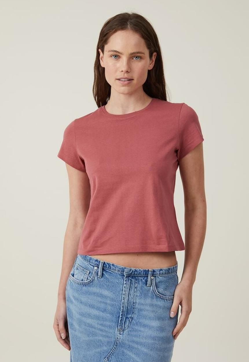 Cotton On - The 91 tee - light garnet