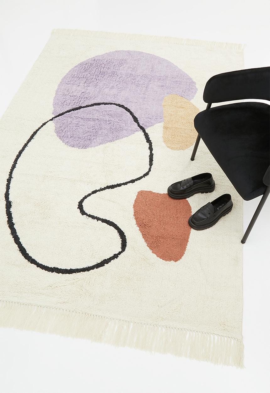 Sixth Floor - Collage tufted rug - multi
