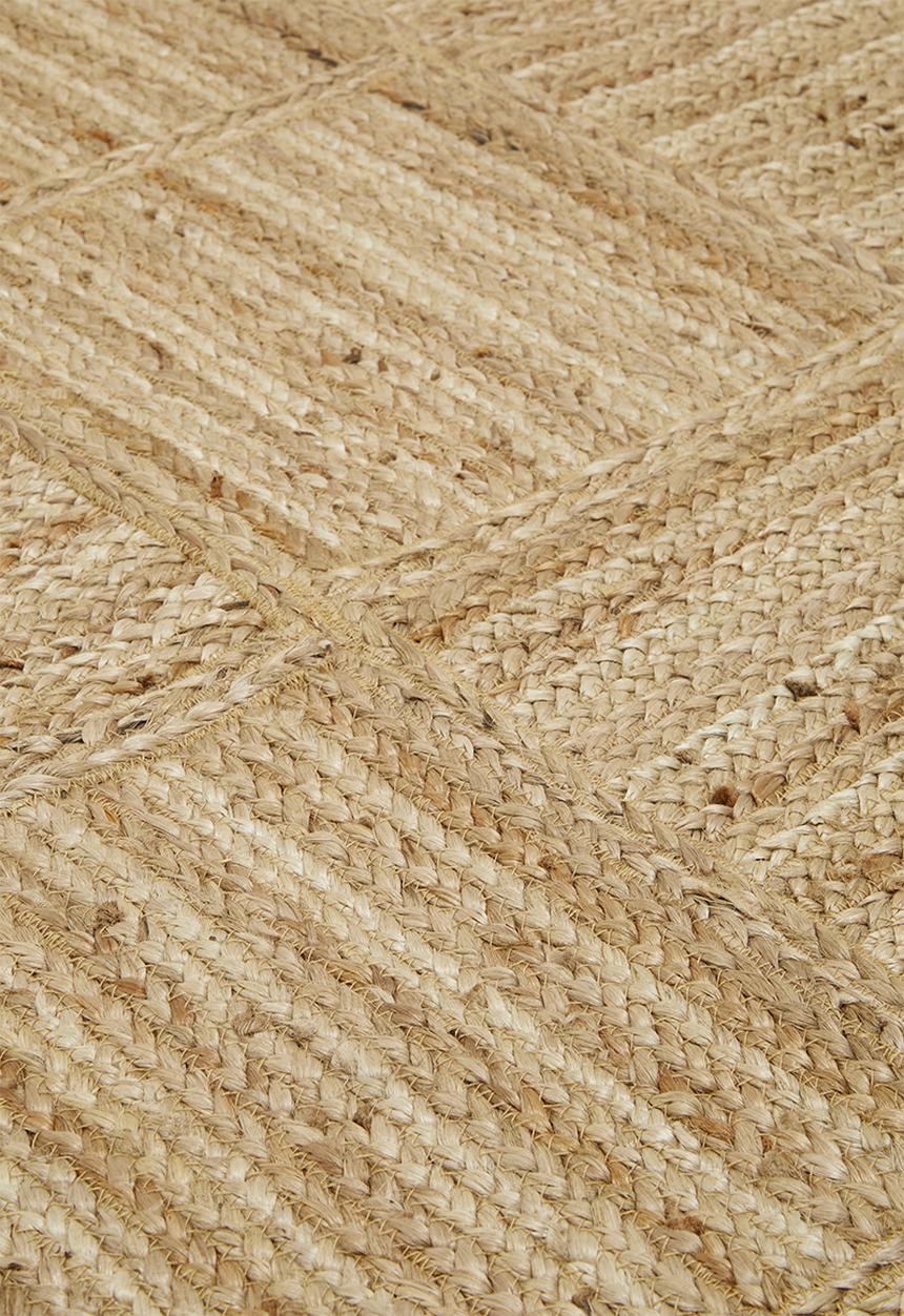 Sixth Floor - Braided jute rug - natural