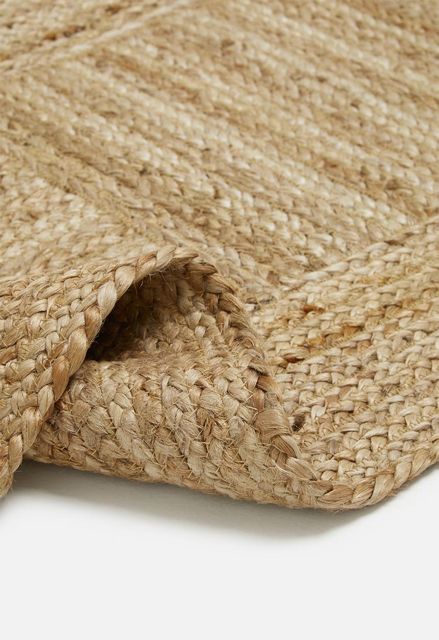 Sixth Floor - Braided jute rug - natural