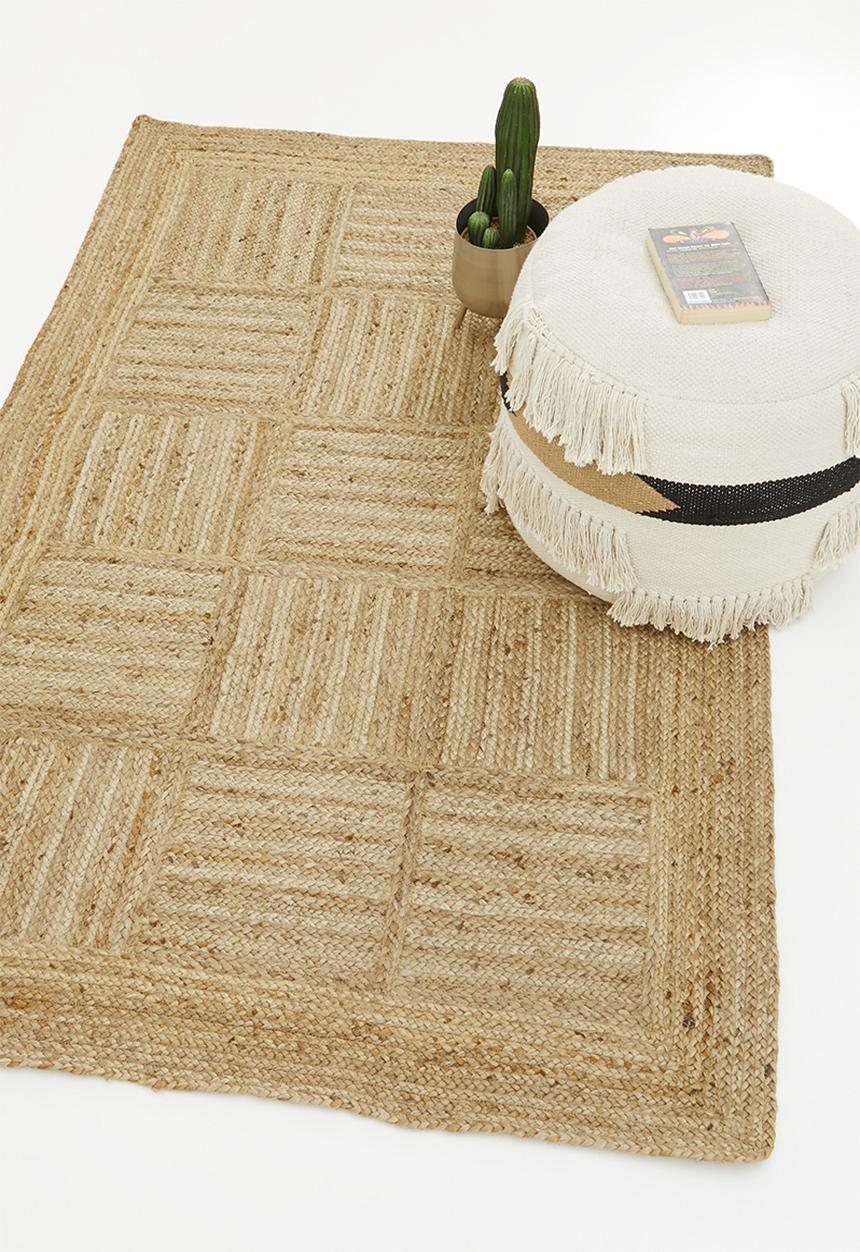 Sixth Floor - Braided jute rug - natural