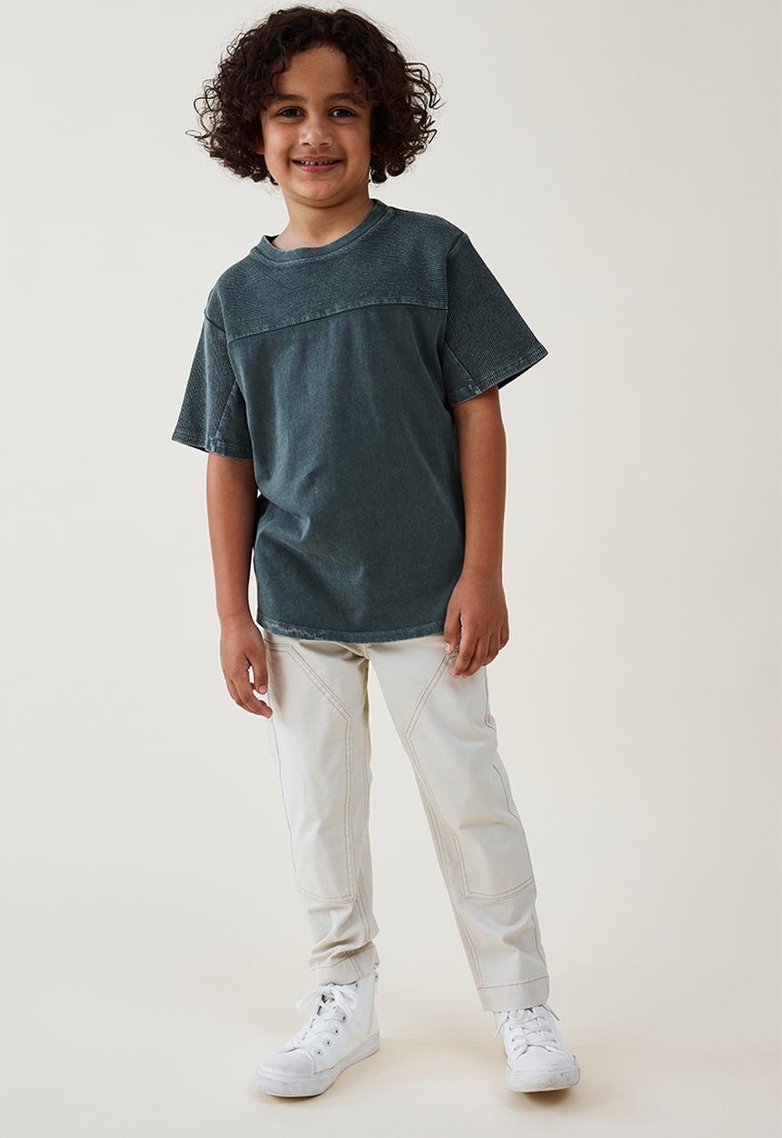 Cotton On - Worker chino pant - rainy day wash
