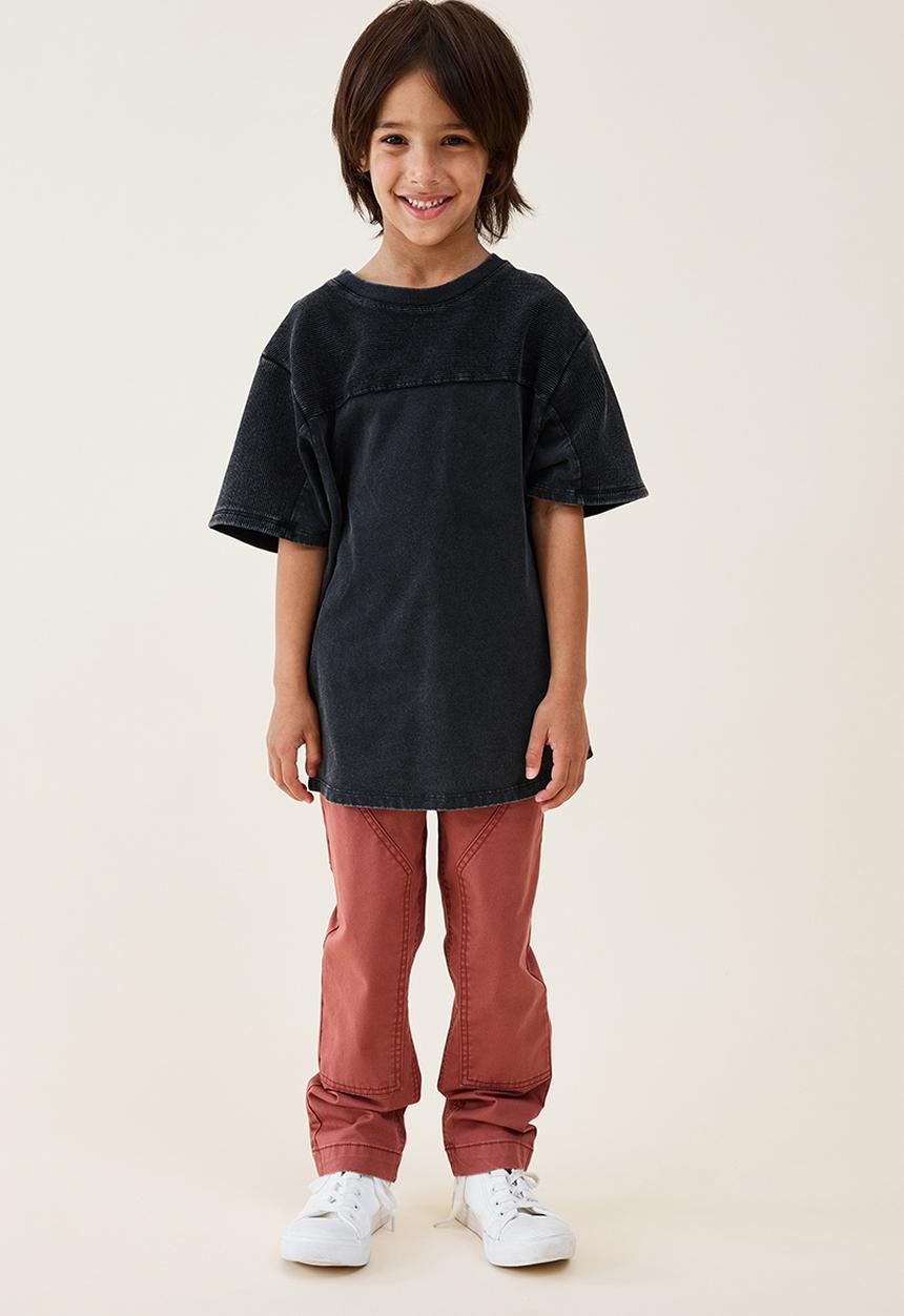 Cotton On - Worker chino pant - henna wash