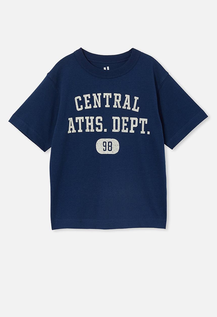 Cotton On - Jonny short sleeve print tee - in the navy/central aths dept