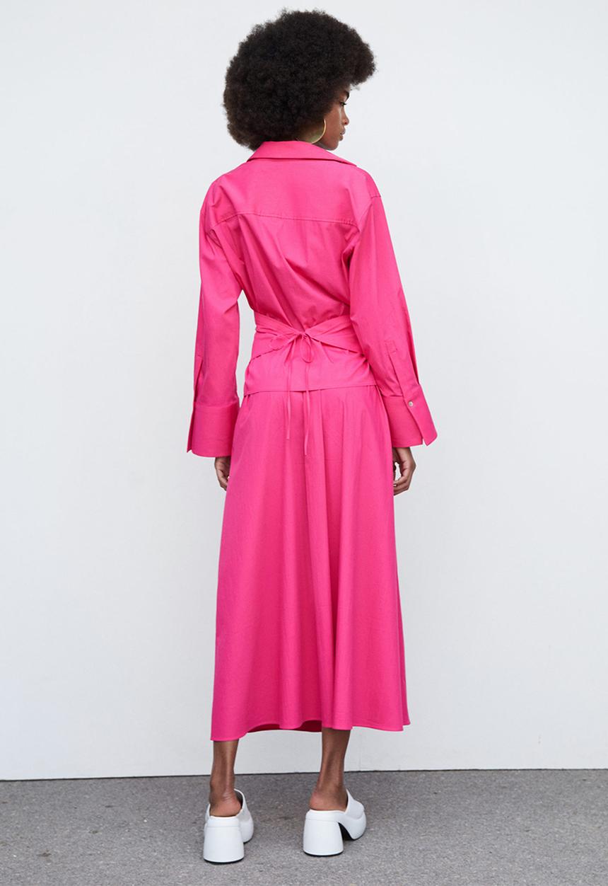 MANGO - Shirt Maria - Bright Pink