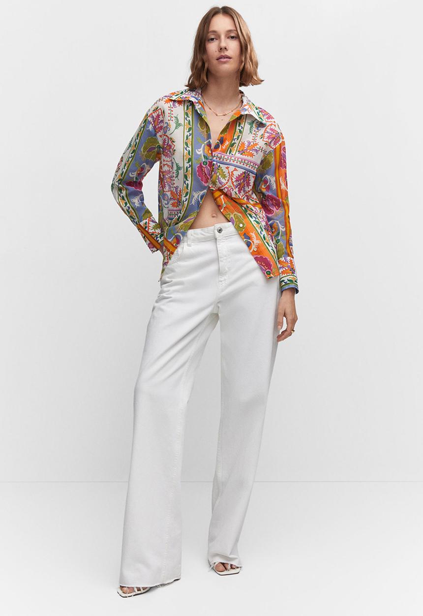 MANGO - Shirt claire - natural