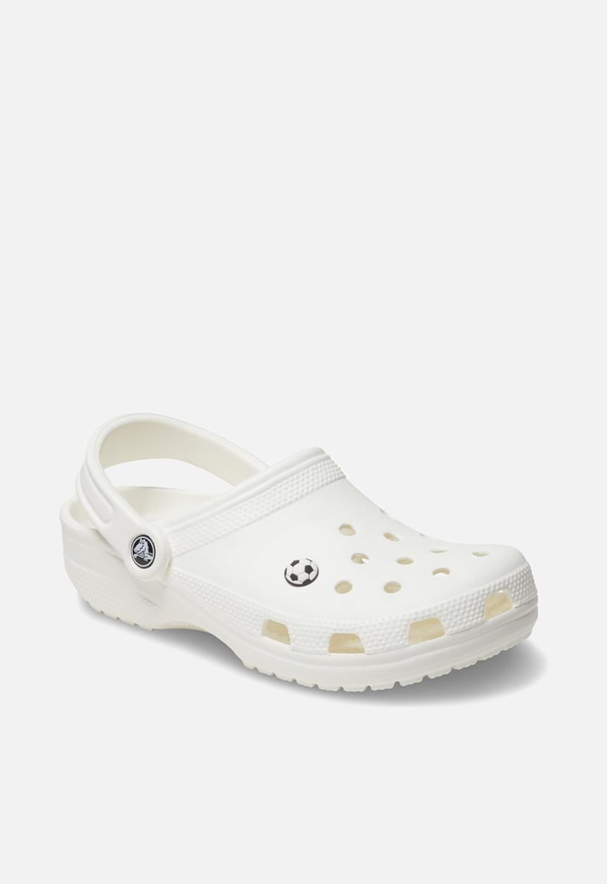 Crocs - Soccerball loose jibbitz - white & black