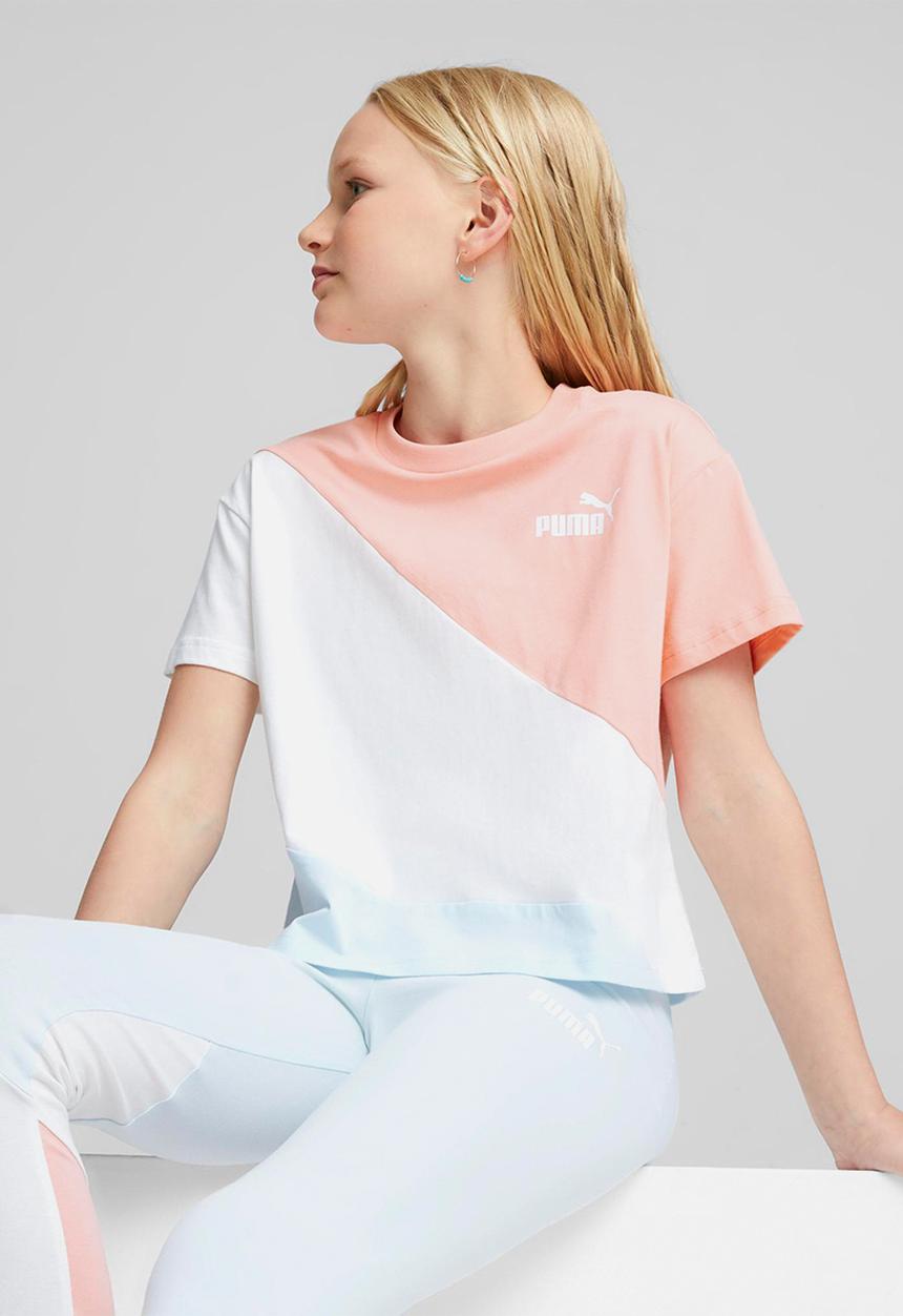 PUMA - Puma power cat tee g - icy blue