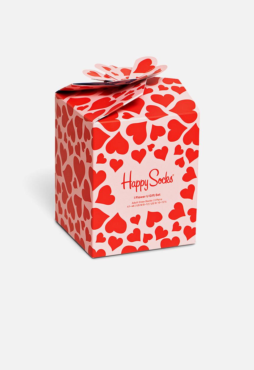 Happy Socks - 3-Pack I flower u socks gift set - multi
