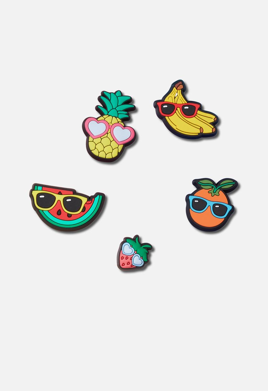 Crocs - Cute fruit with sunnies 5 pack jibbitz - multi
