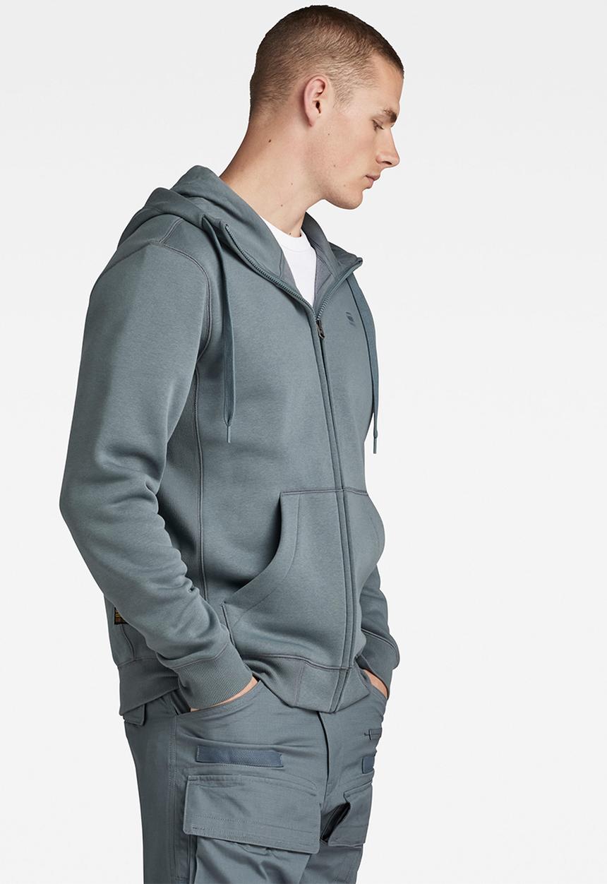G-STAR - Premium core hooded zip sw long sleeve Pacior sweat r - axis