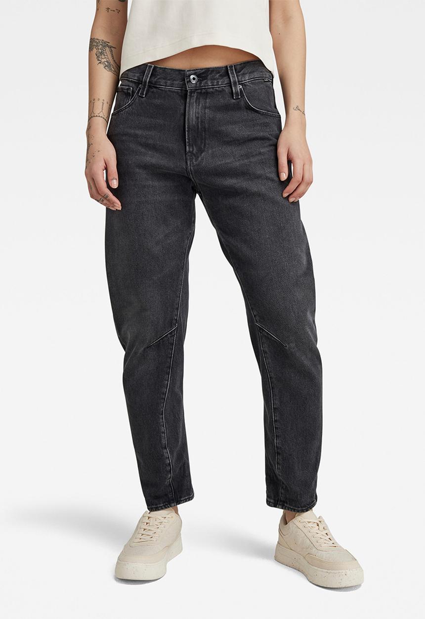G-STAR - Arc 3D boyfriend women - worn in black smoke