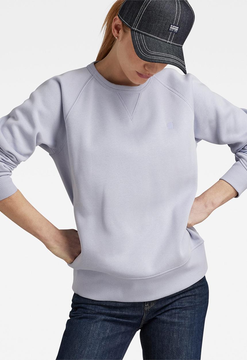 G-STAR - Premium core 2.0 r sweat women - icelandic blue