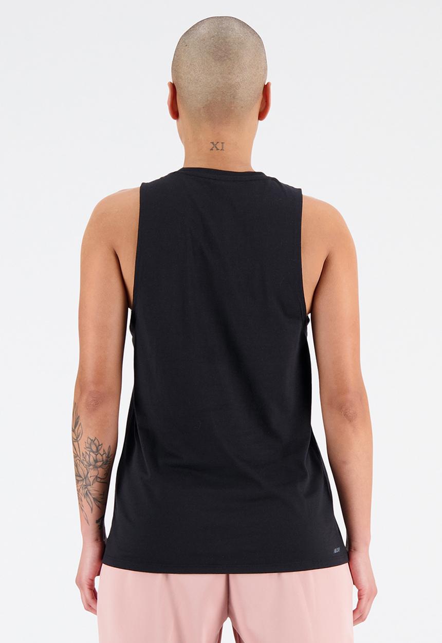 New Balance  - Relentless heathertech tank - black