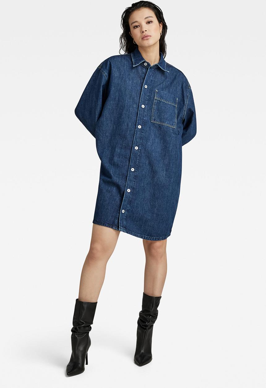G-STAR - Oversized denim dress - antique waterfront