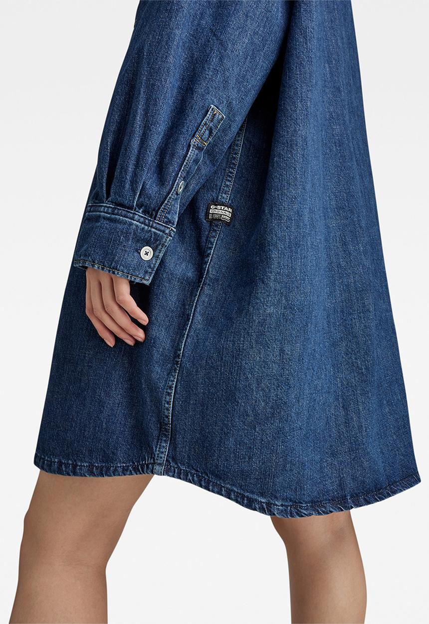 G-STAR - Oversized denim dress - antique waterfront