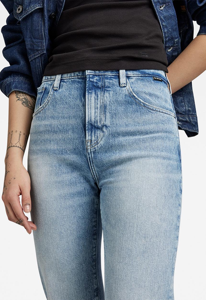 G-STAR - Viktoria high straight wmn - vintage olympic blue