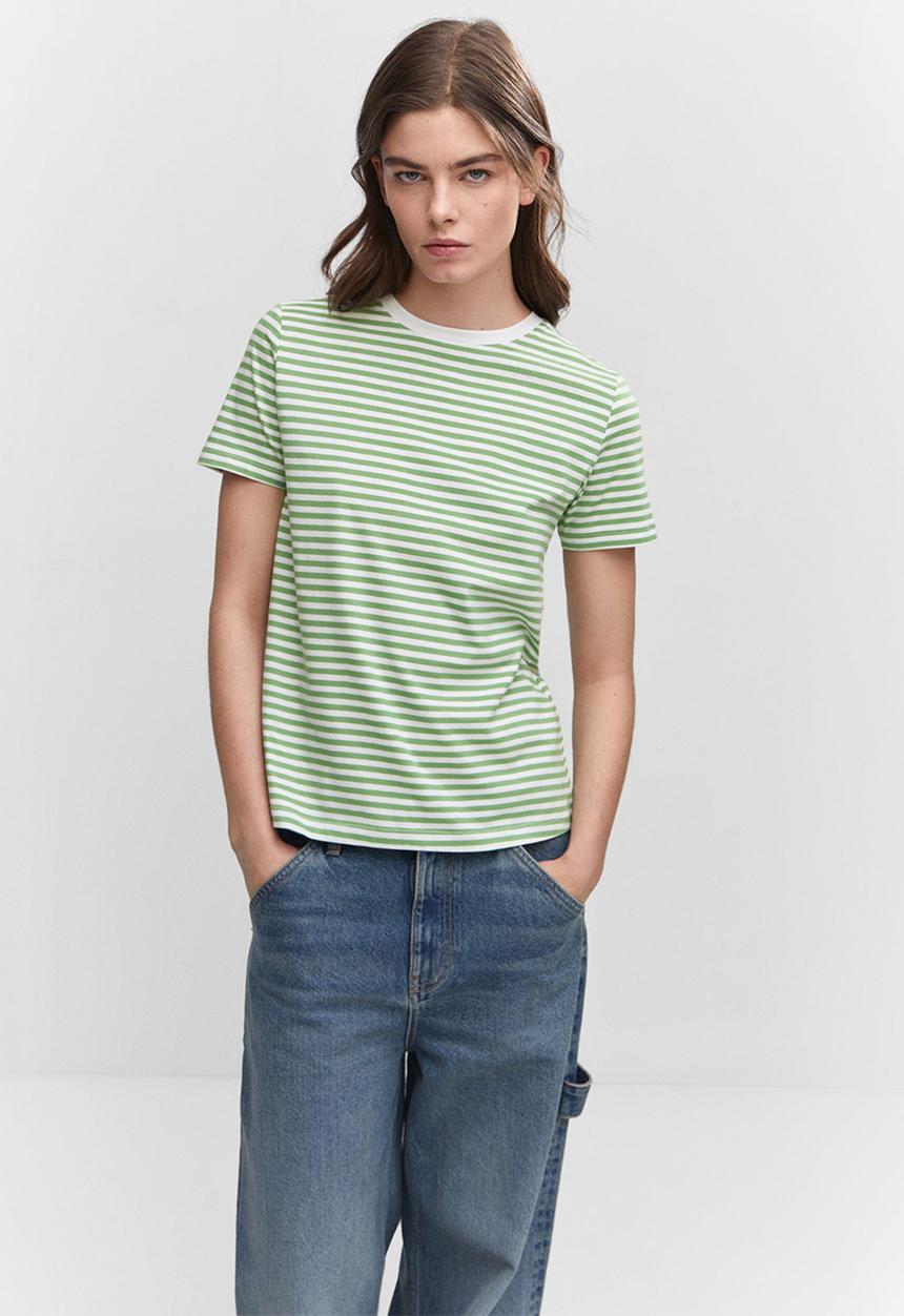 MANGO - T-shirt chalacas - light green