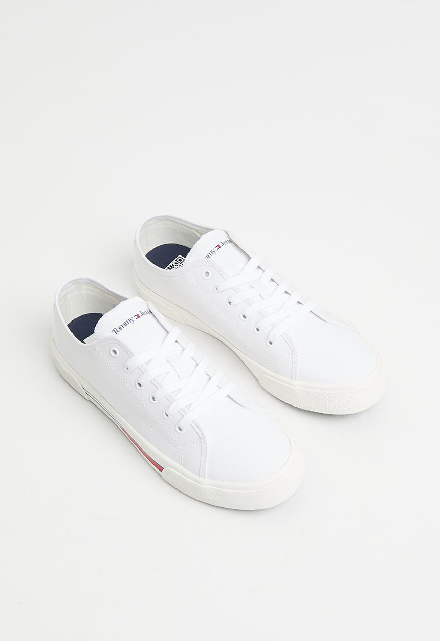 Tommy Hilfiger - Tommy jeans low cut vulcanized sneaker - white