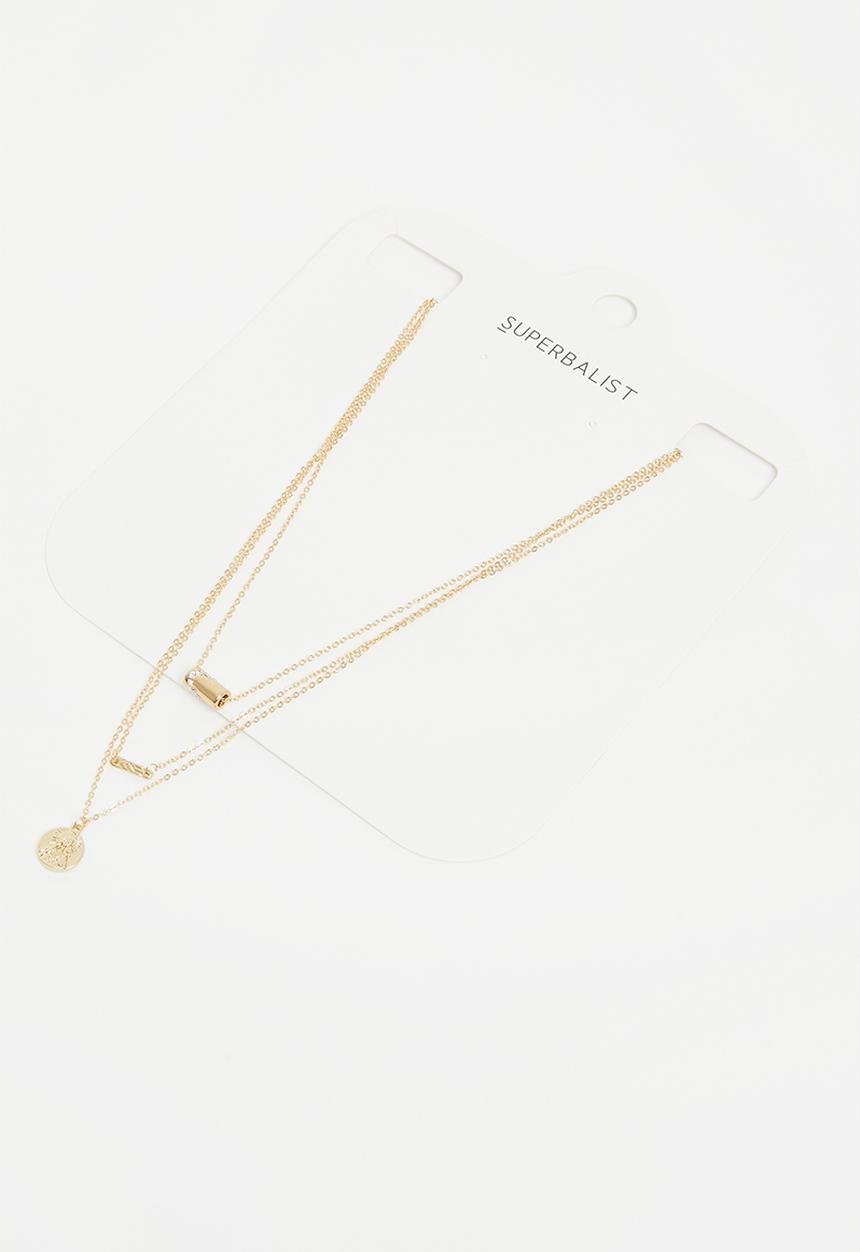 Superbalist - Ruby layered necklace - gold