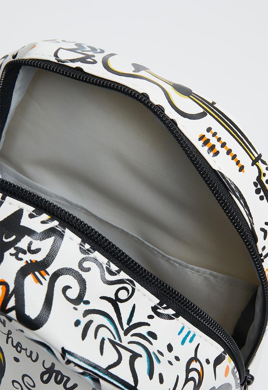 Pop Candy - Friends all over backpack - white