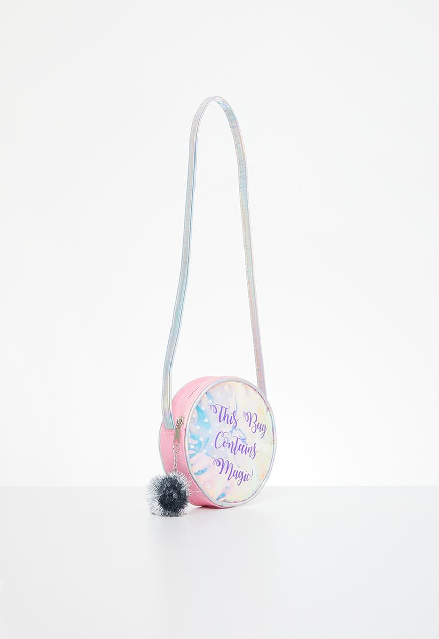 Pop Candy - Go & shine magic heart round sling bag - iridescent