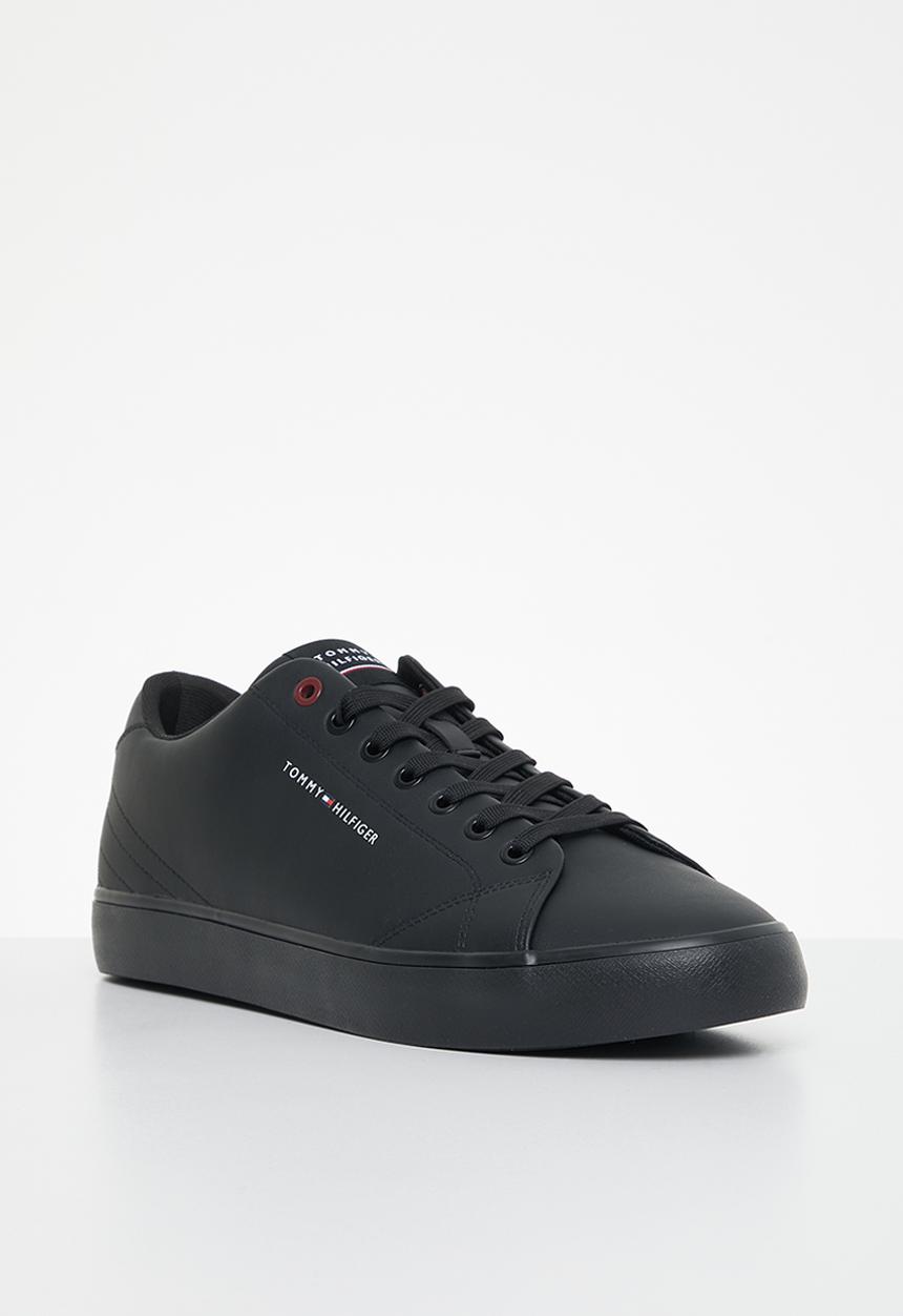 Tommy Hilfiger - Th hi vulc core low leather - black