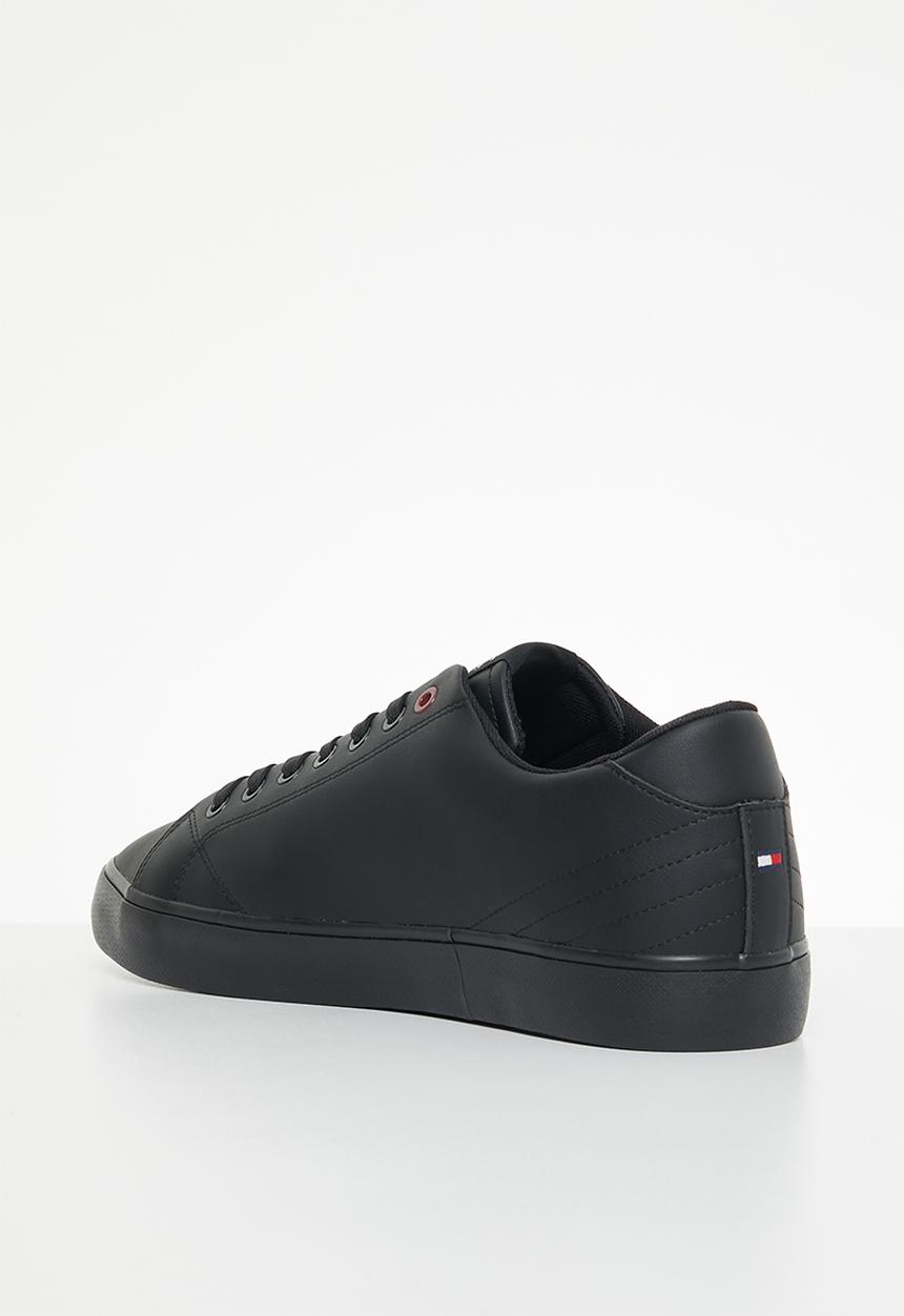 Tommy Hilfiger - Th hi vulc core low leather - black