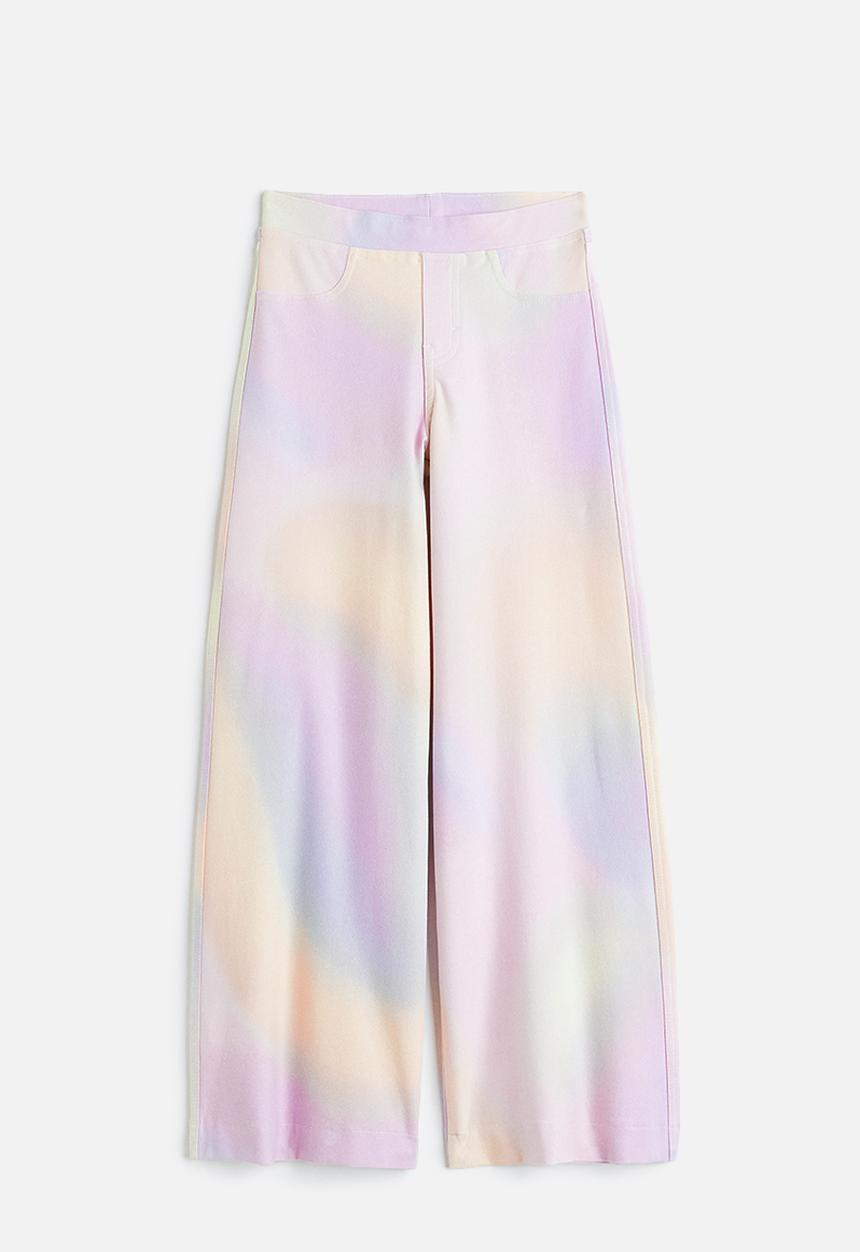 H&M - Wide trousers - light purple/ombre 