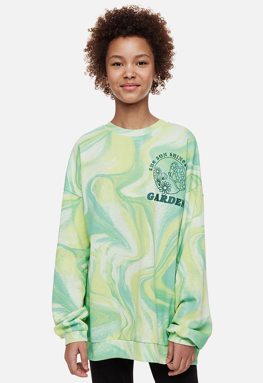 H&M - Oversized sweatshirt - green