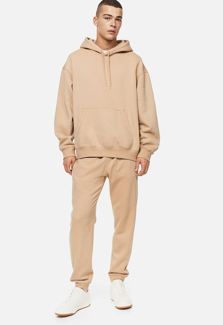 H&M - Relaxed fit hoodie - beige