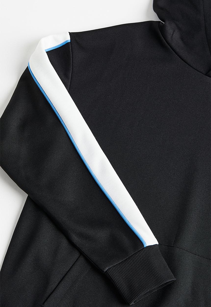 H&M - Oversized hoodie - black & white